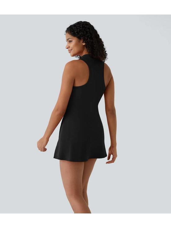 NWT Halara Zipper RacerPocket 2-Piece Mini Tennis Active Dress Size Small - Picture 2 of 12